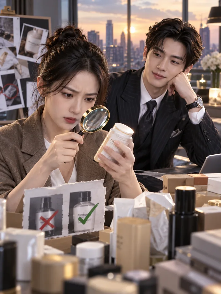 硬核打假后，财阀少爷非我不娶 · 原创概念配图